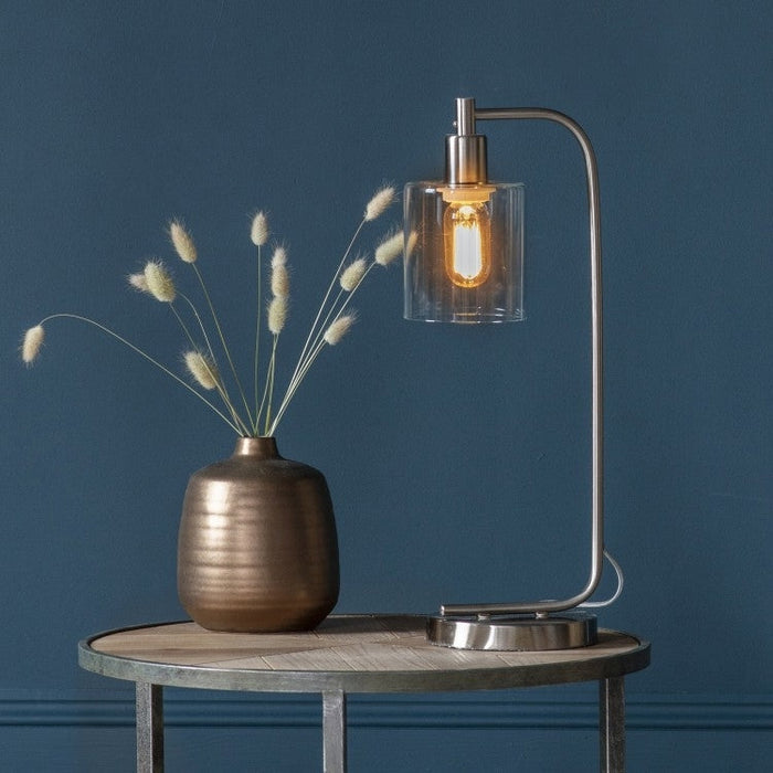 Toledo Brushed Nickel Table Lamp