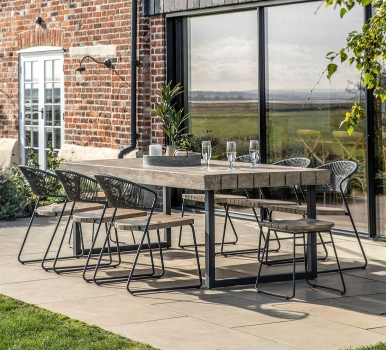 Taranto 221cm Teak Outdoor Dining Table