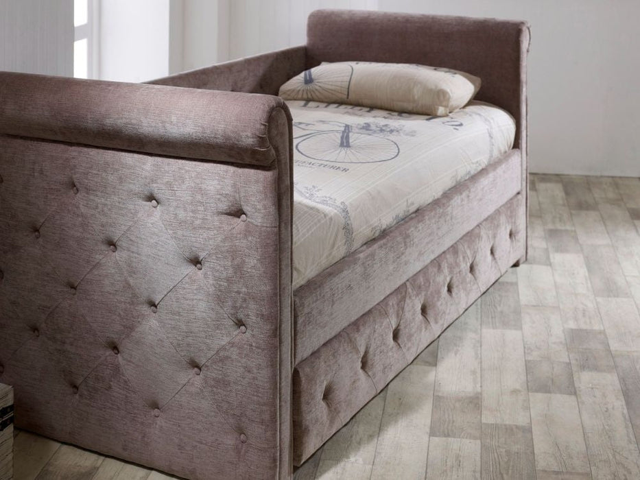 Limelight Zodiac Mink Velvet Day Bed with Guest Bed