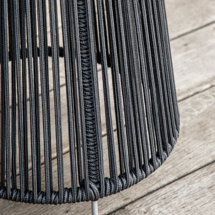 Firenze Charcoal Large LED Solar Lantern