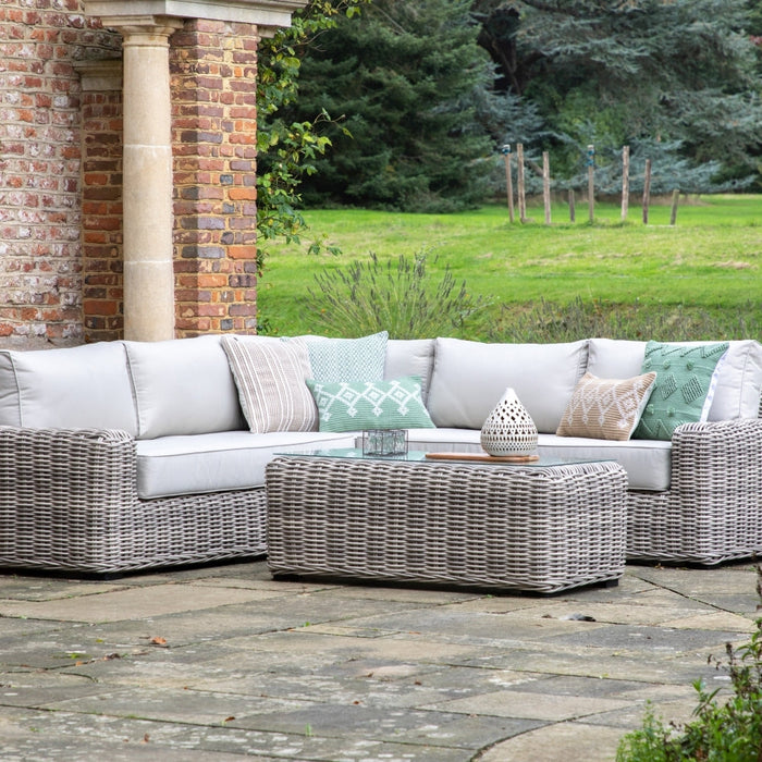 Ragusa Rattan Corner Outdoor Garden Lounge Set