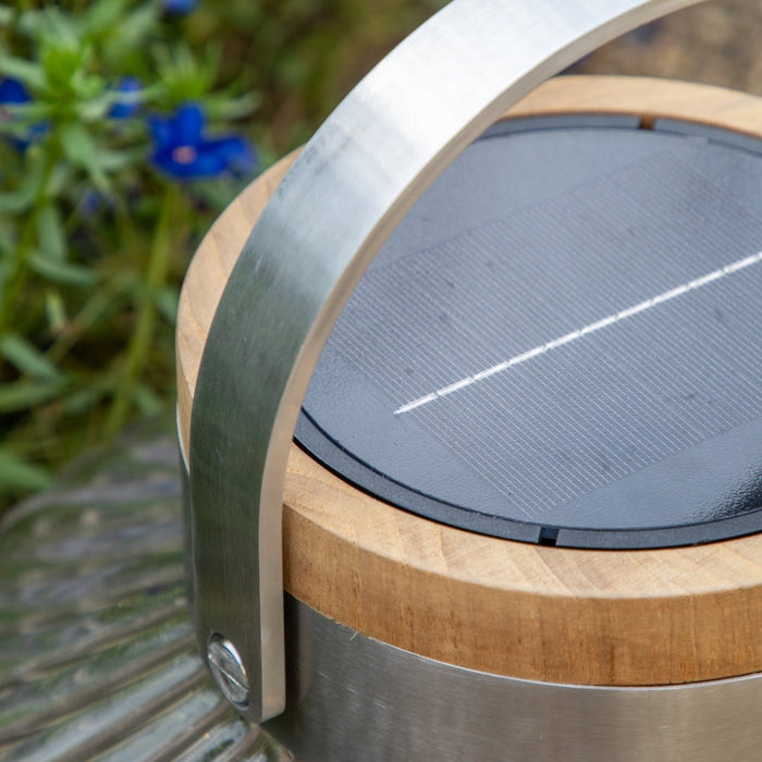 Tremiti Clear Large Led Solar Lantern