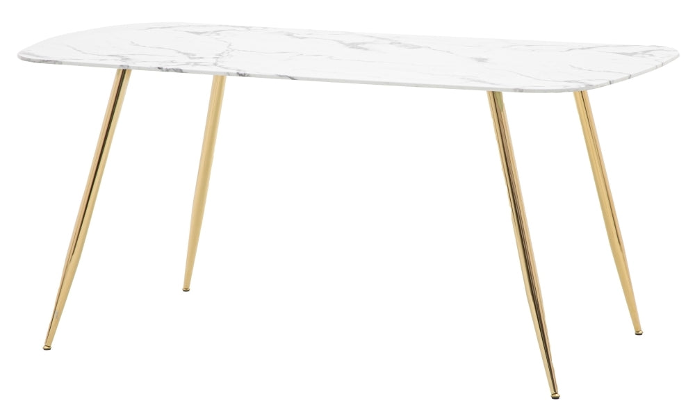 Evans Dining Table White Effect