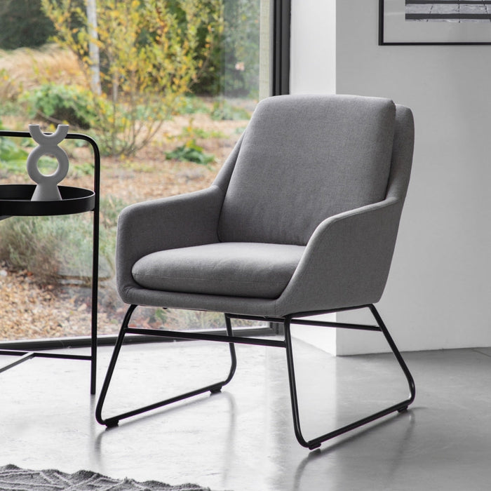 Funton Light Grey Chair