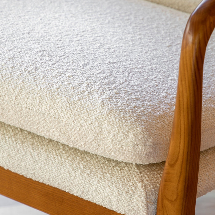 Jensen Cream Fabric Armchair