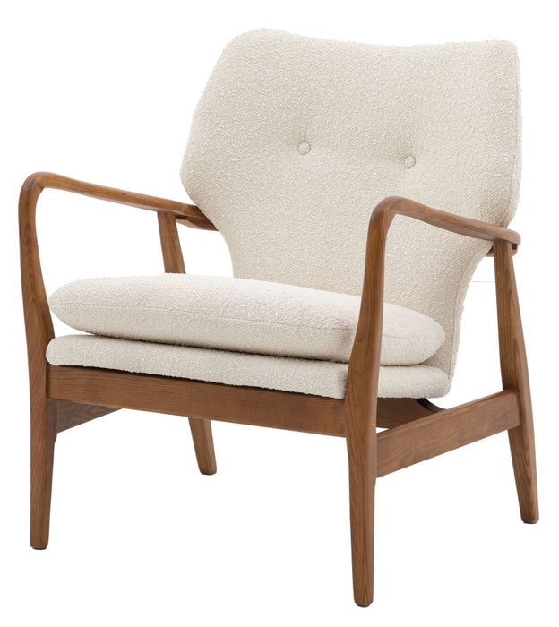 Jensen Cream Fabric Armchair