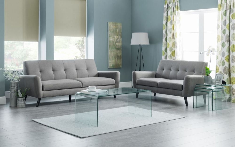 Amalfi Clear Glass Coffee Table
