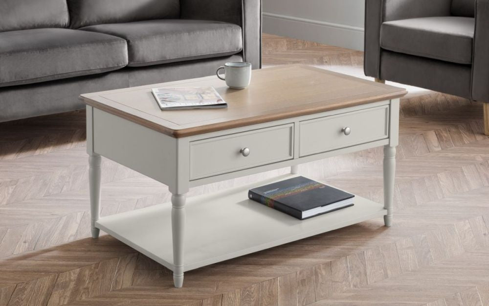 Provence Grey Lacquer Coffee Table