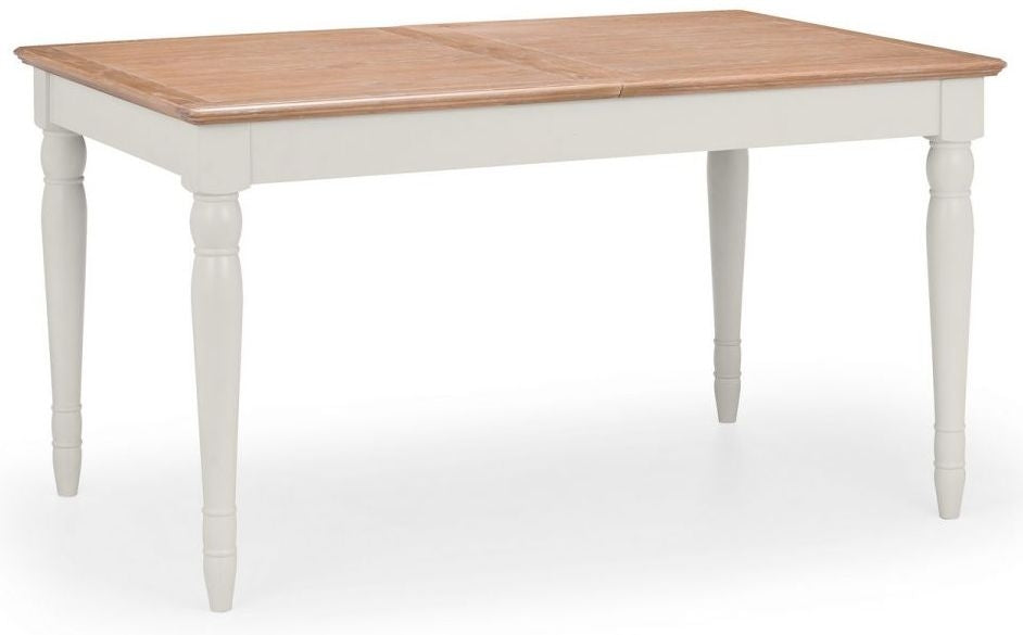 Provence Grey Lacquer 6 Seater Extending Dining Table