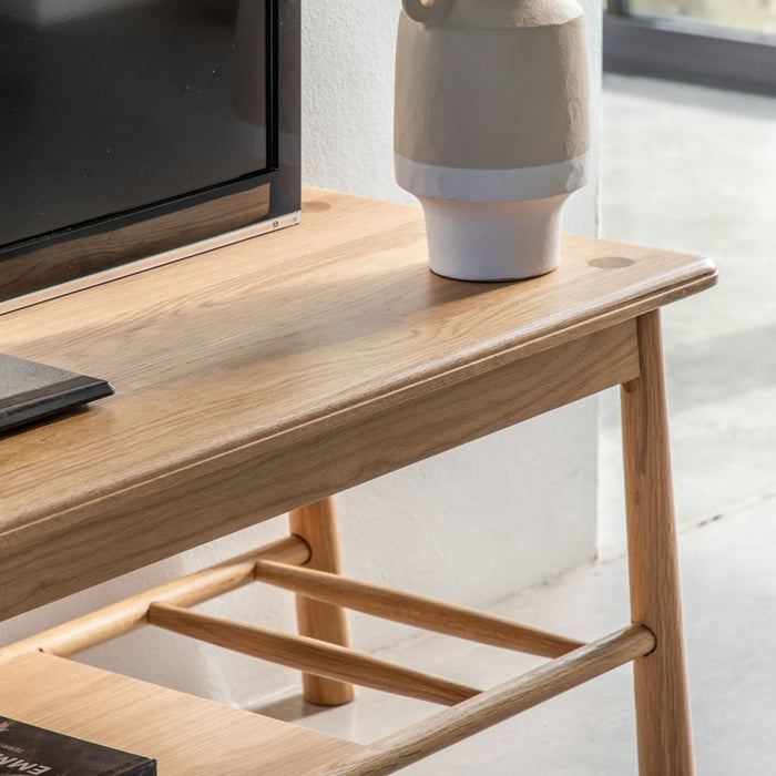 Wycombe 140cm Nordic Style Oak TV Media Unit