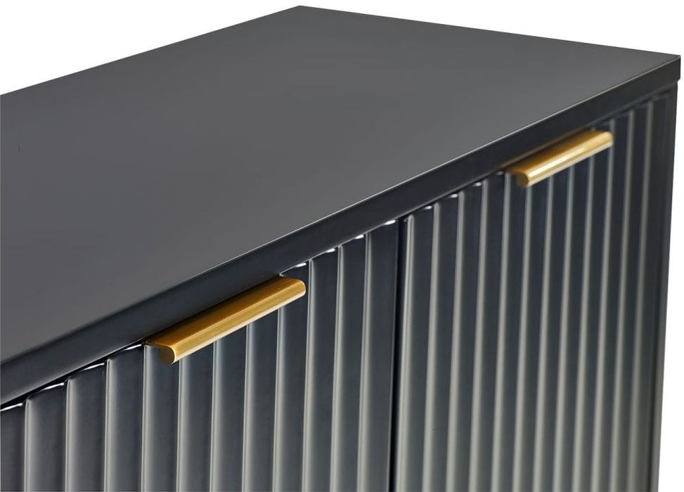 Murano Matte Black 2 Door Sideboard