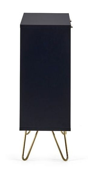 Murano Matte Black 2 Door Sideboard