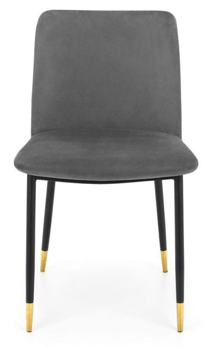 Findlay Square 4 Seater Dining Set with 4 Delaunay Grey Chairs