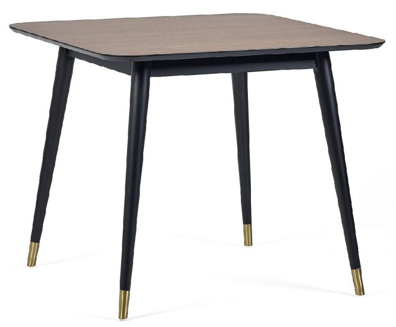Findlay Square 4 Seater Dining Set with 4 Hadid Grey Chairs