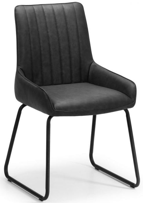 Staten Concrete Effect 4 Seater Dining Set with Soho 2 Chair with 1 Bench