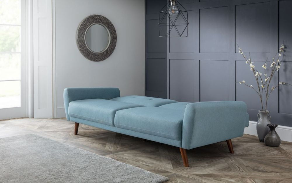 Monza Blue Fabric Sofabed