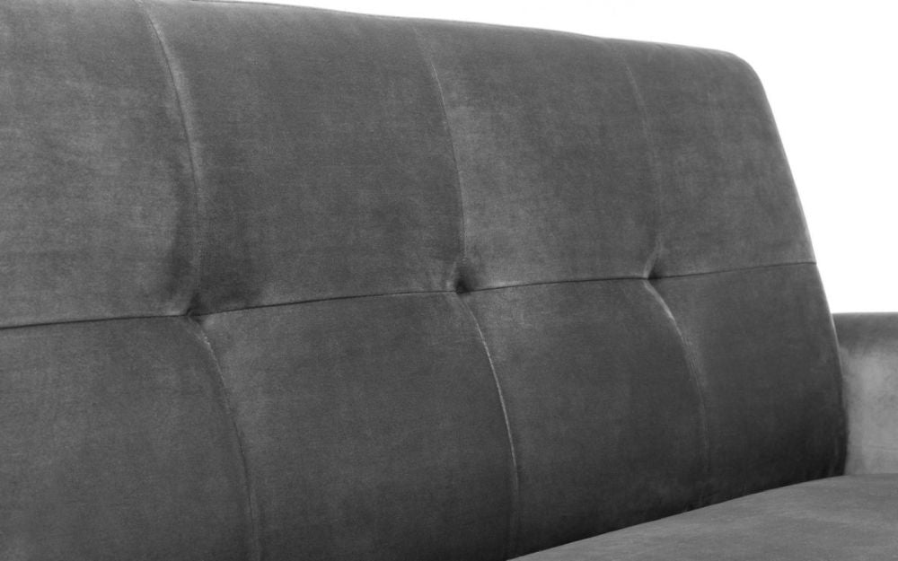Monza Grey Fabric 3 Seater Sofa