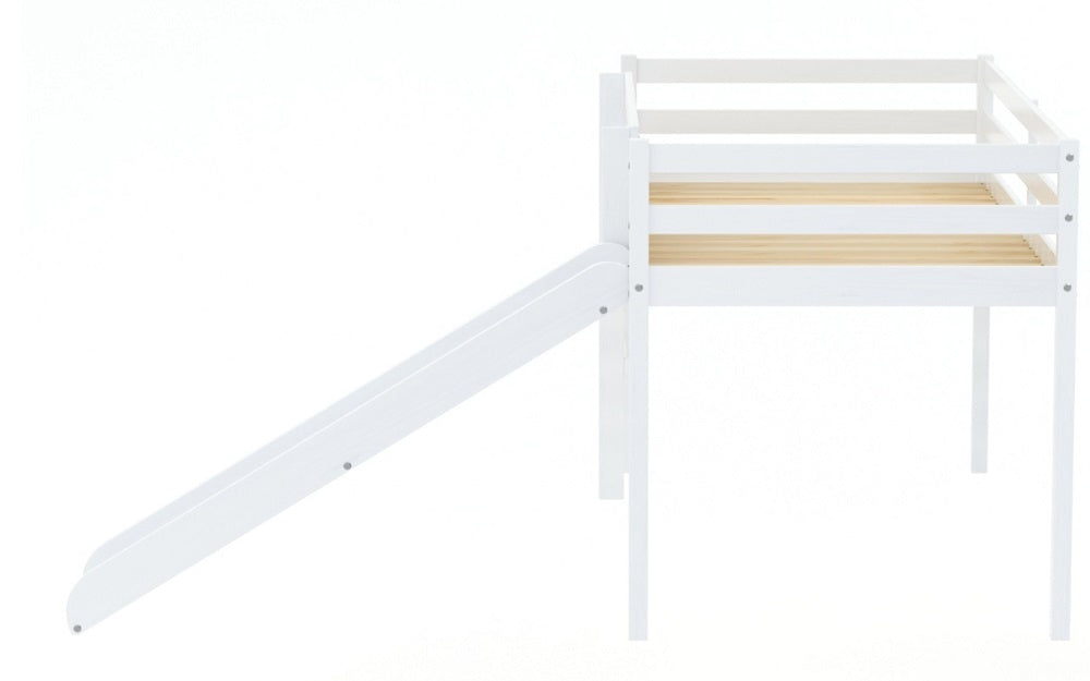 Frankie Kids White Wooden Midi Sleeper Bed