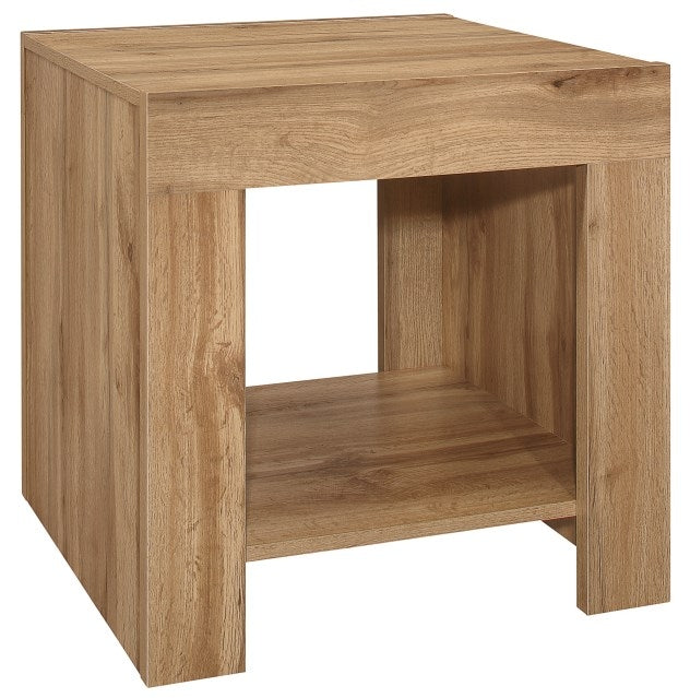 Compton Oak Effect Lamp Table