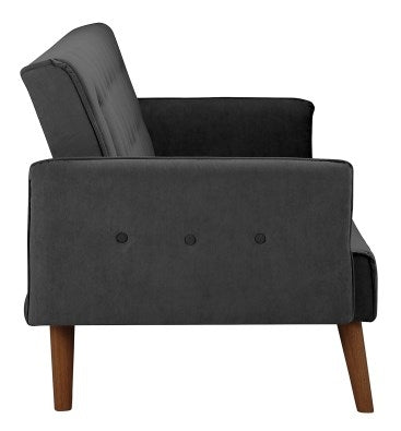 Hudson Charcoal Fabric Sofa Bed
