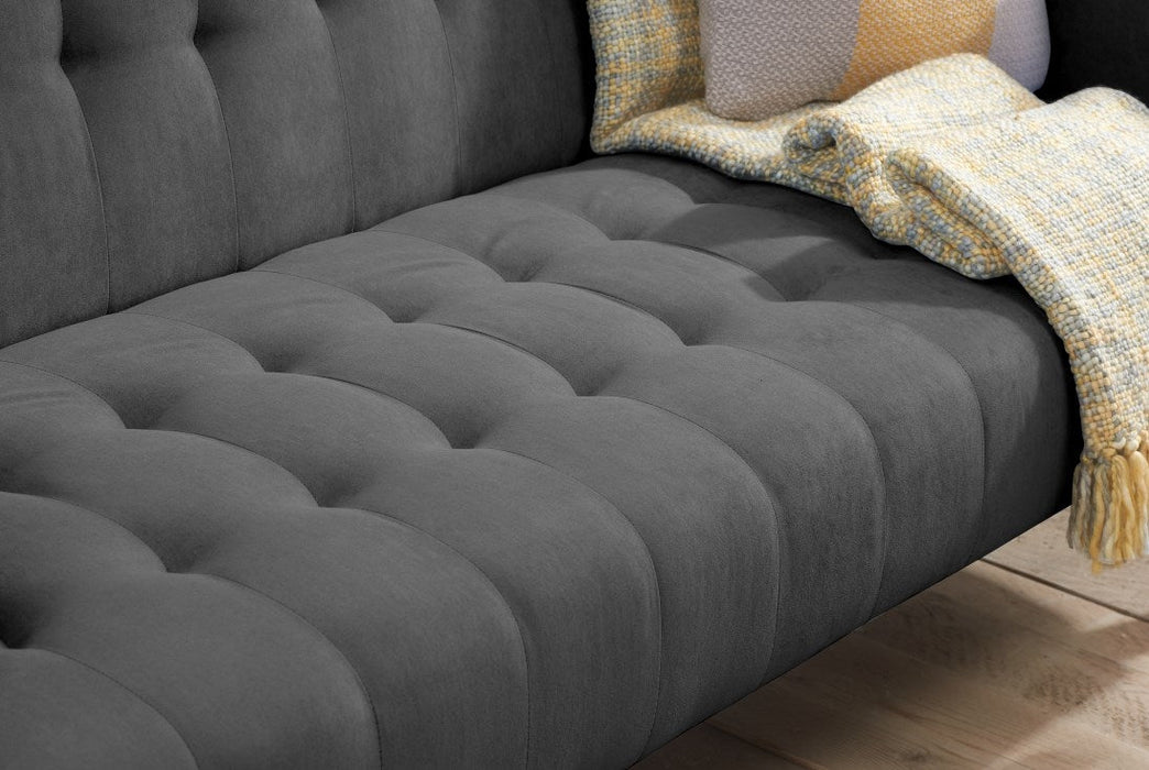 Hudson Charcoal Fabric Sofa Bed