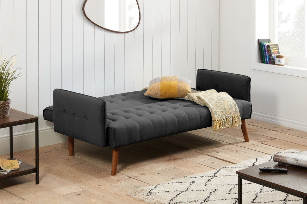 Hudson Charcoal Fabric Sofa Bed