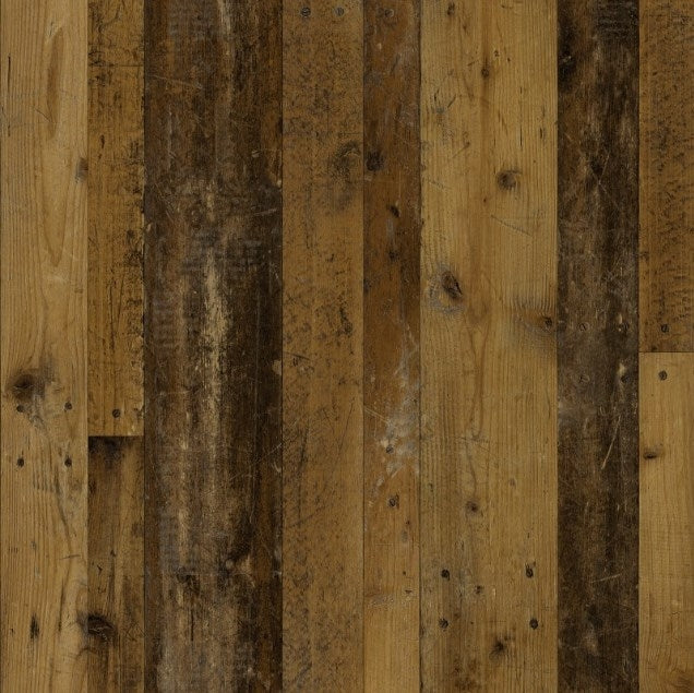 Brooklyn Cabinet with 3 Door and 1 Drawer in Walnut and Dark Matera Grey
