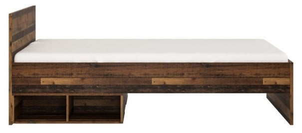 Brooklyn Single Bed 120cm in Walnut