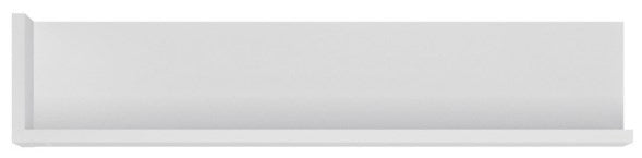 Lyon 120cm Wall Shelf in White and High Gloss