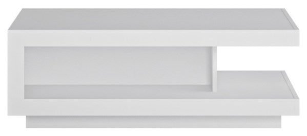 Lyon Designer Coffee Table in White and High Gloss