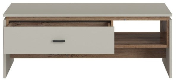 Rivero 1 Drawer Coffee Table in Grey and Oak