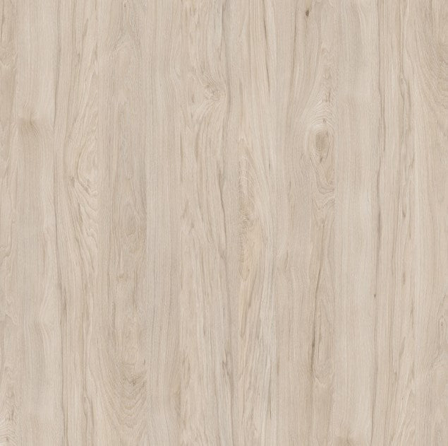 Denim Shelf in Light Walnut, Grey Fabric Effect and Cashmere