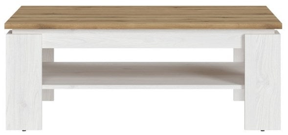 Celesto Coffee Table in White and Oak