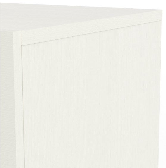 Pepe Bedside 2 Drawer in White Woodgrain