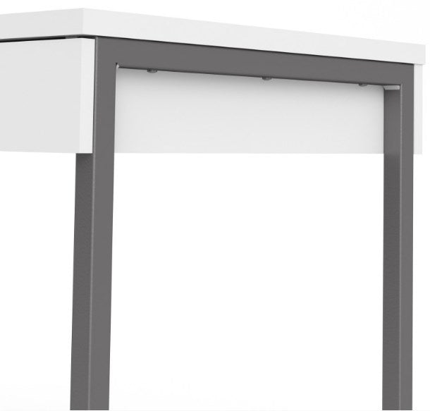 Function Plus Desk 3 Drawer in White
