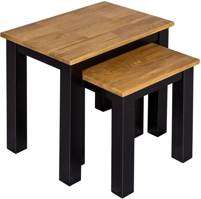 Copenhagen Italian Oiled Wood Nest Of Tables