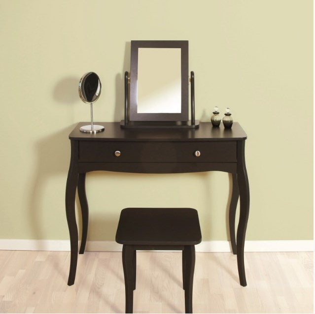 Baroque Black Stool