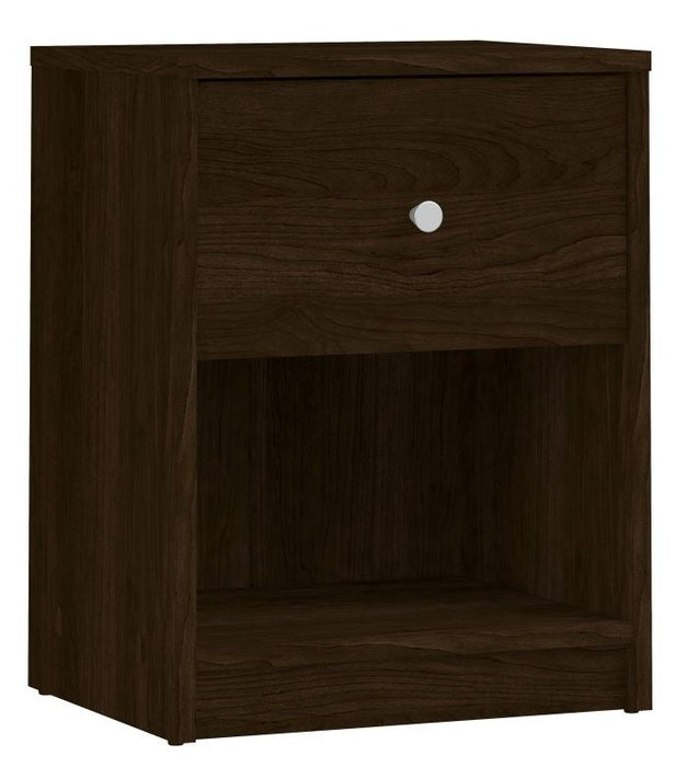 May Bedside 1 Drawer in Coffee