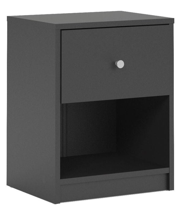 May Bedside 1 Drawer in Grey