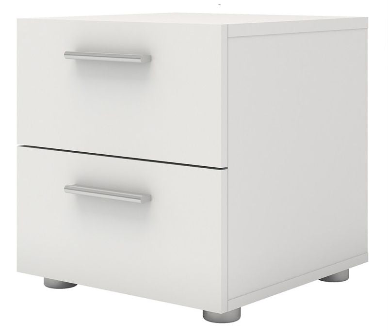 Pepe Bedside 2 Drawer in White
