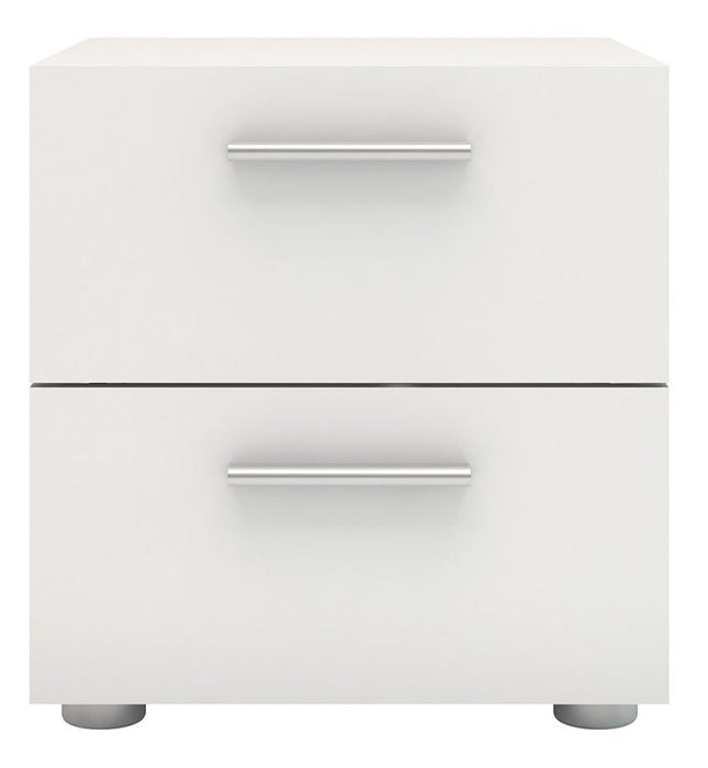 Pepe Bedside 2 Drawer in White
