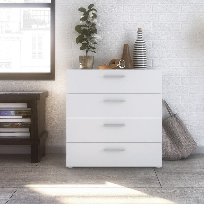 Pepe Chest of 4 Drawer in White