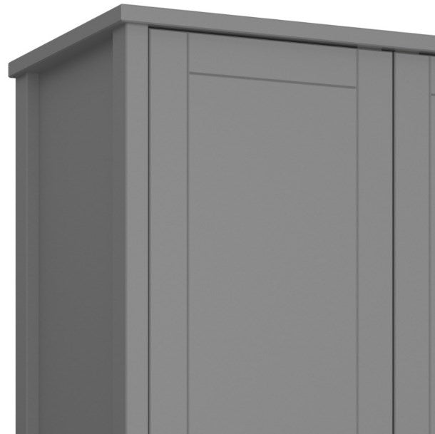 Tromso Grey 2 Door Wardrobe