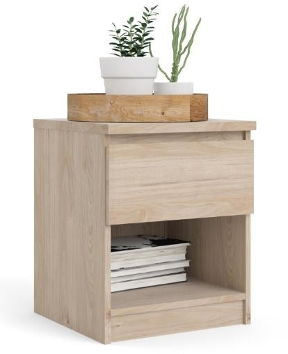 Naia Bedside 1 Drawer 1 Shelf in Jackson Hickory Oak