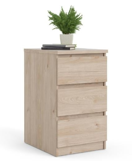 Naia Bedside 3 Drawer in Jackson Hickory Oak