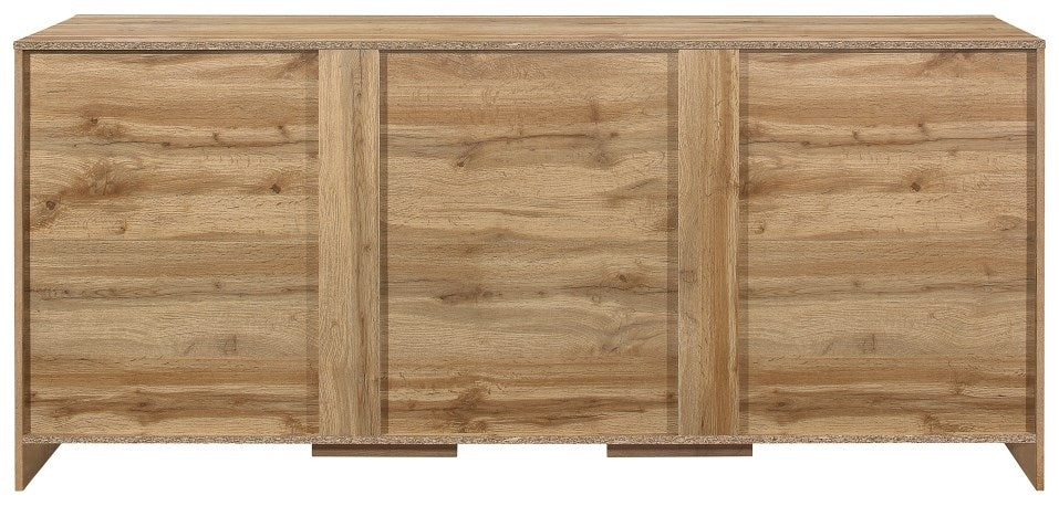 Compton Oak Effect 200cm Extra Large Sideboard - 2 Doors