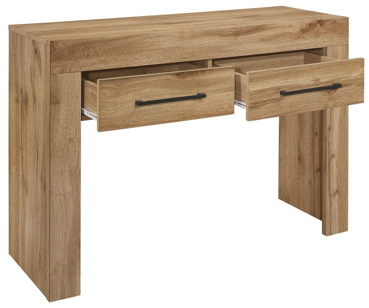 Compton Oak Effect 2 Drawer Console Table
