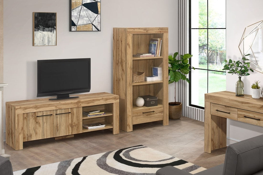 Compton Oak Effect 2 Drawer Console Table