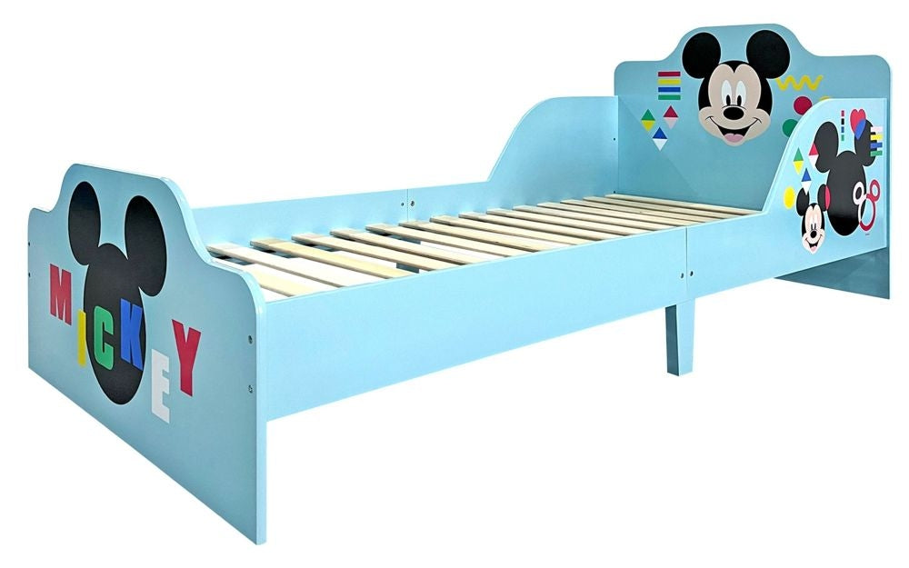 Disney Mickey Mouse Blue 3ft Single Bed