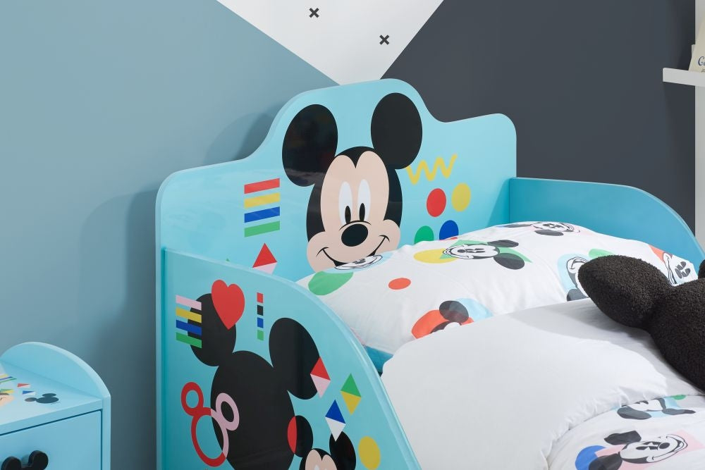 Disney Mickey Mouse Blue 3ft Single Bed